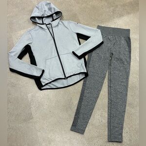 Womens NIKE/GYMSHARK Hoodie Sweatshirt & Leggings, sz Small